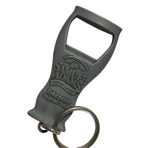 Samuel Adams Take Pride in Your Beer Boston Lager Pewter Bottle Opener / Keyring